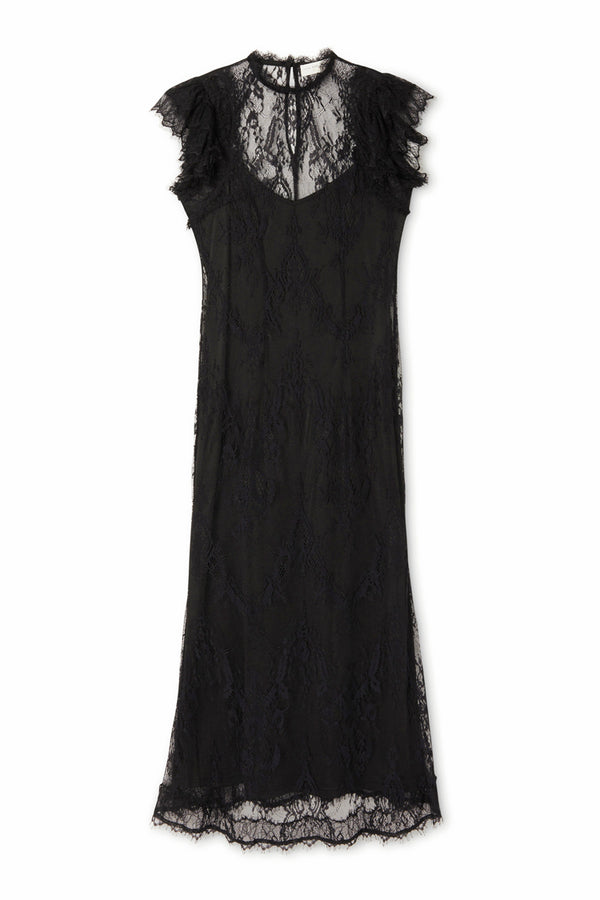 black lace dress handm