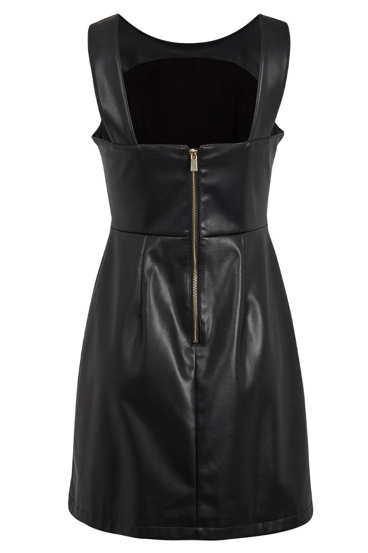 Black pinafore outlet skater dress