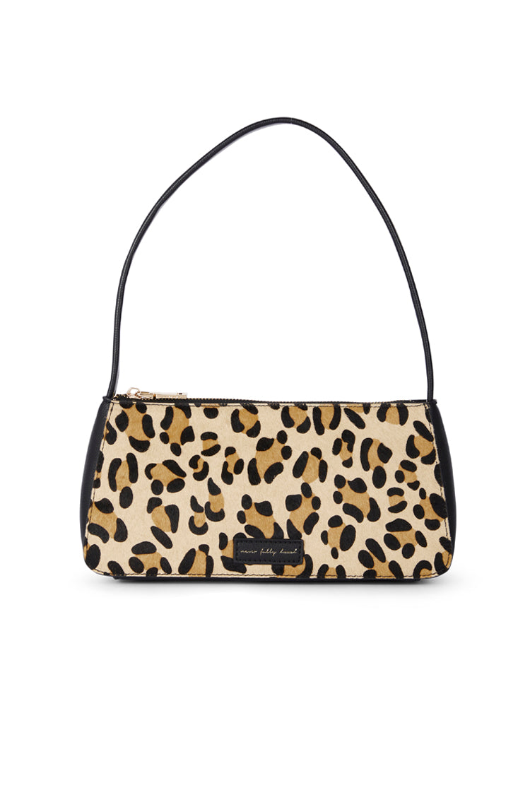 Pony skin leopard print on sale bag