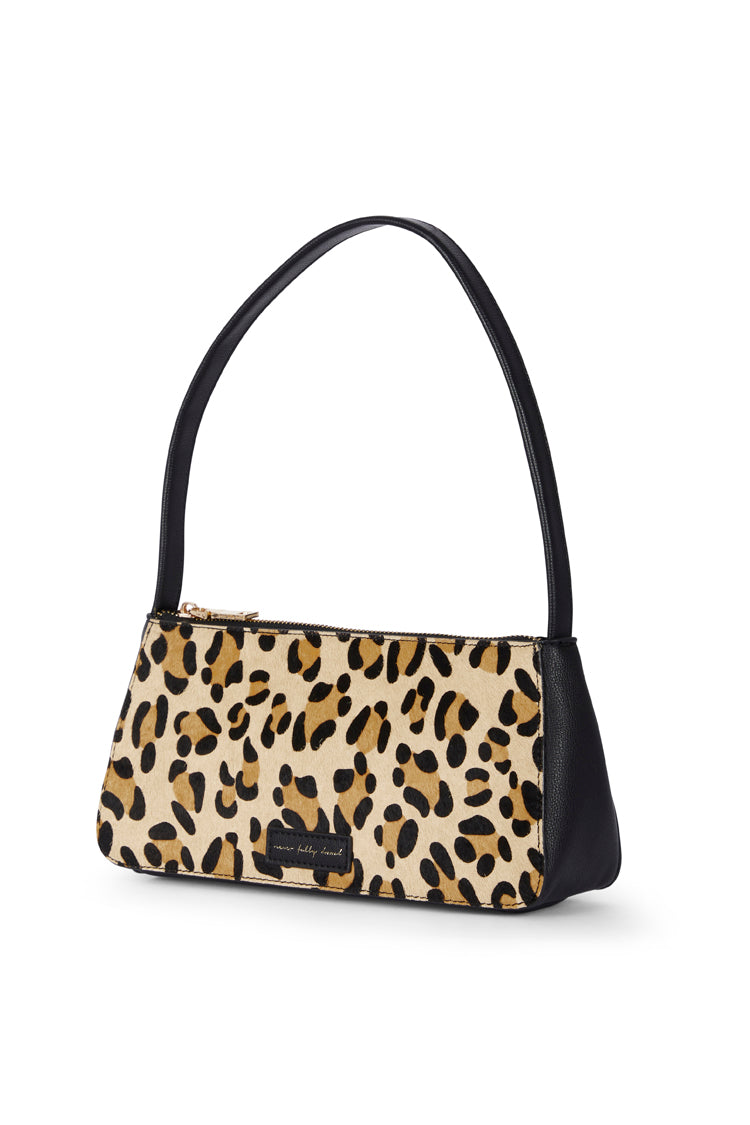 BLESSED STUDIO Large Leopard Handbag Chain Tote Shoulder Bag for Women