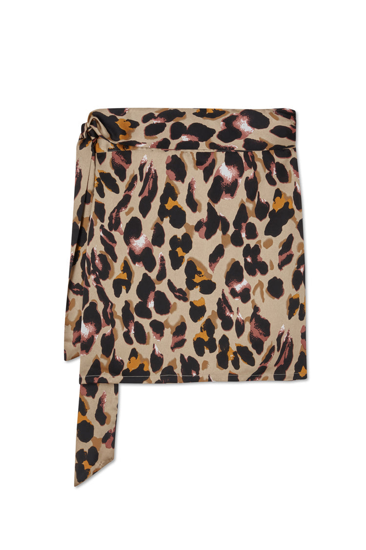 Never fully dressed jaspre leopard outlet skirt