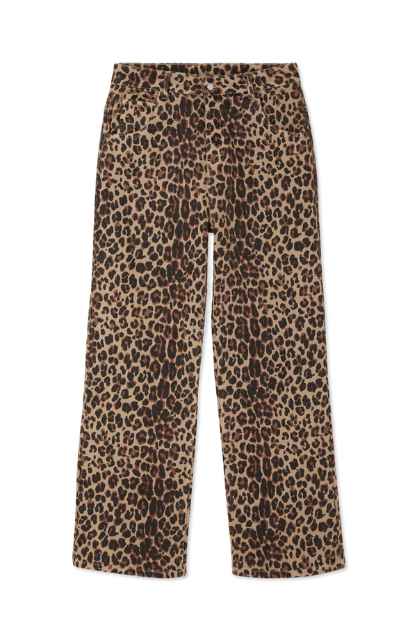 Leopard Lucia Scallop Detail Jeans – Never Fully Dressed