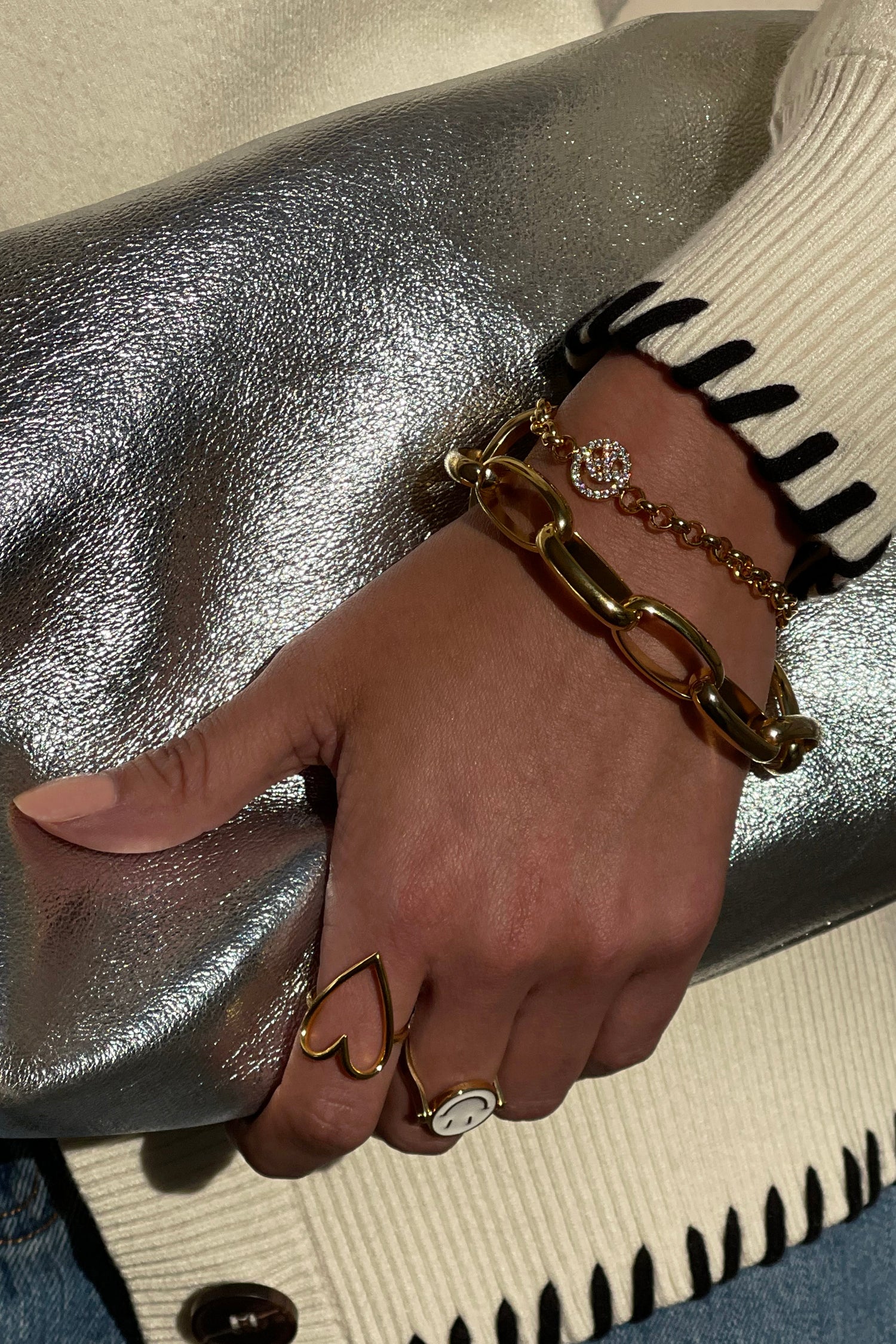 Chunky Linked Bracelets - Tilly Sveaas Jewellery